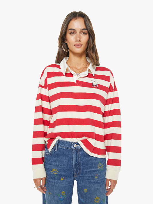 The Boxy Match - Tango Red And Cream