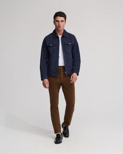 Suede Trucker Jacket