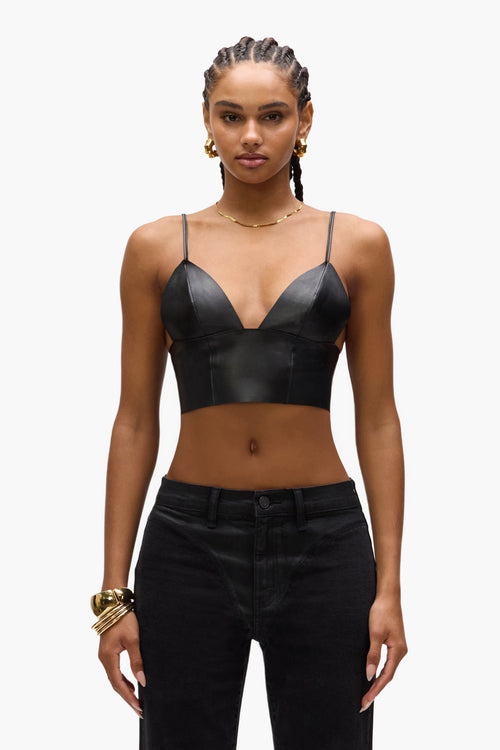 Leather Bralette