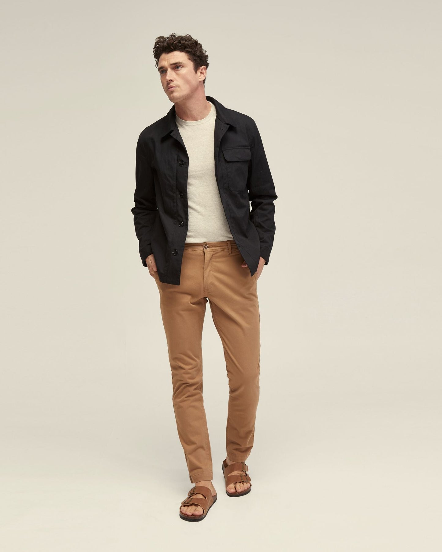 Slim Leg Cotton Chino