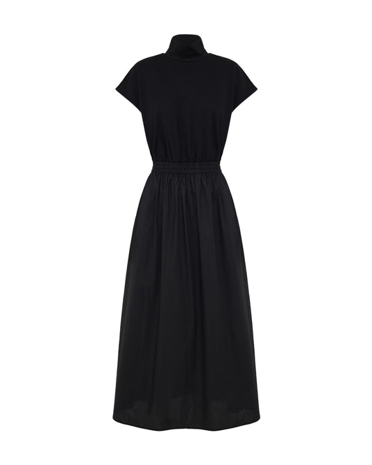 Esrealla High Collar Dress