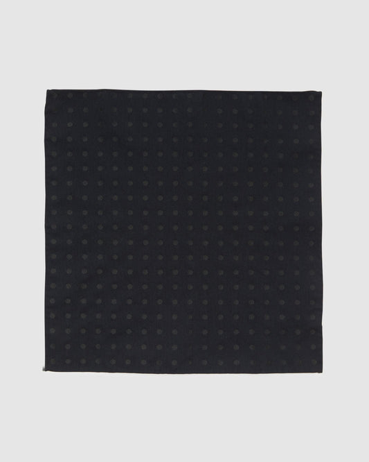 Jet Polka Pocket Square