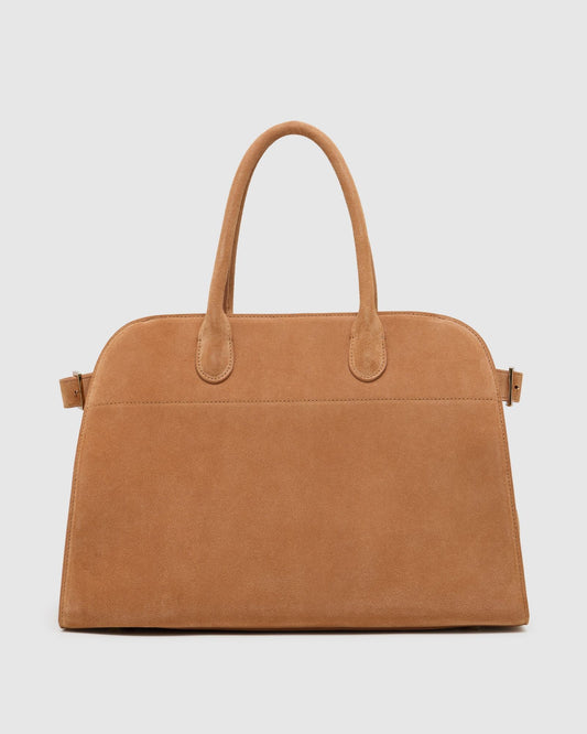 Bridget Top Handle Suede Bag