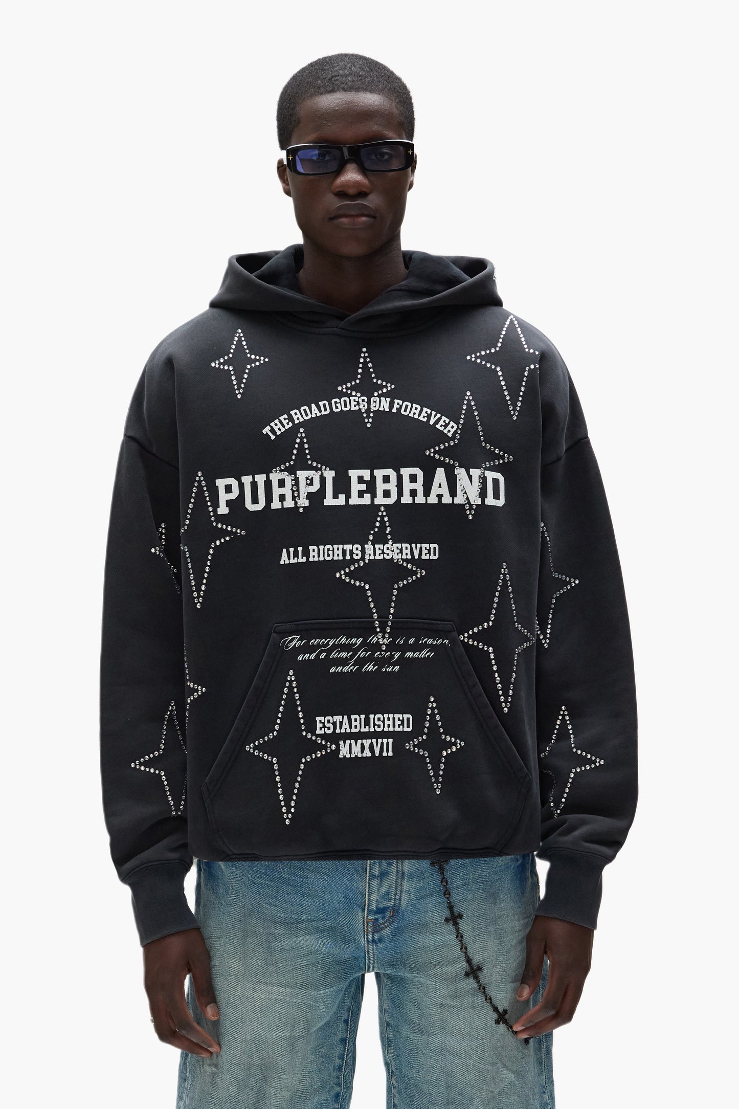 Stacked Crystal Stars Hoodie