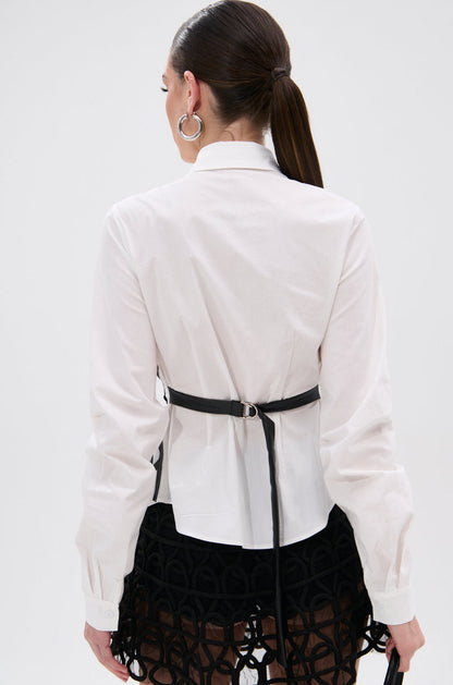ALL OVER THE PLACE BUTTON DOWN
