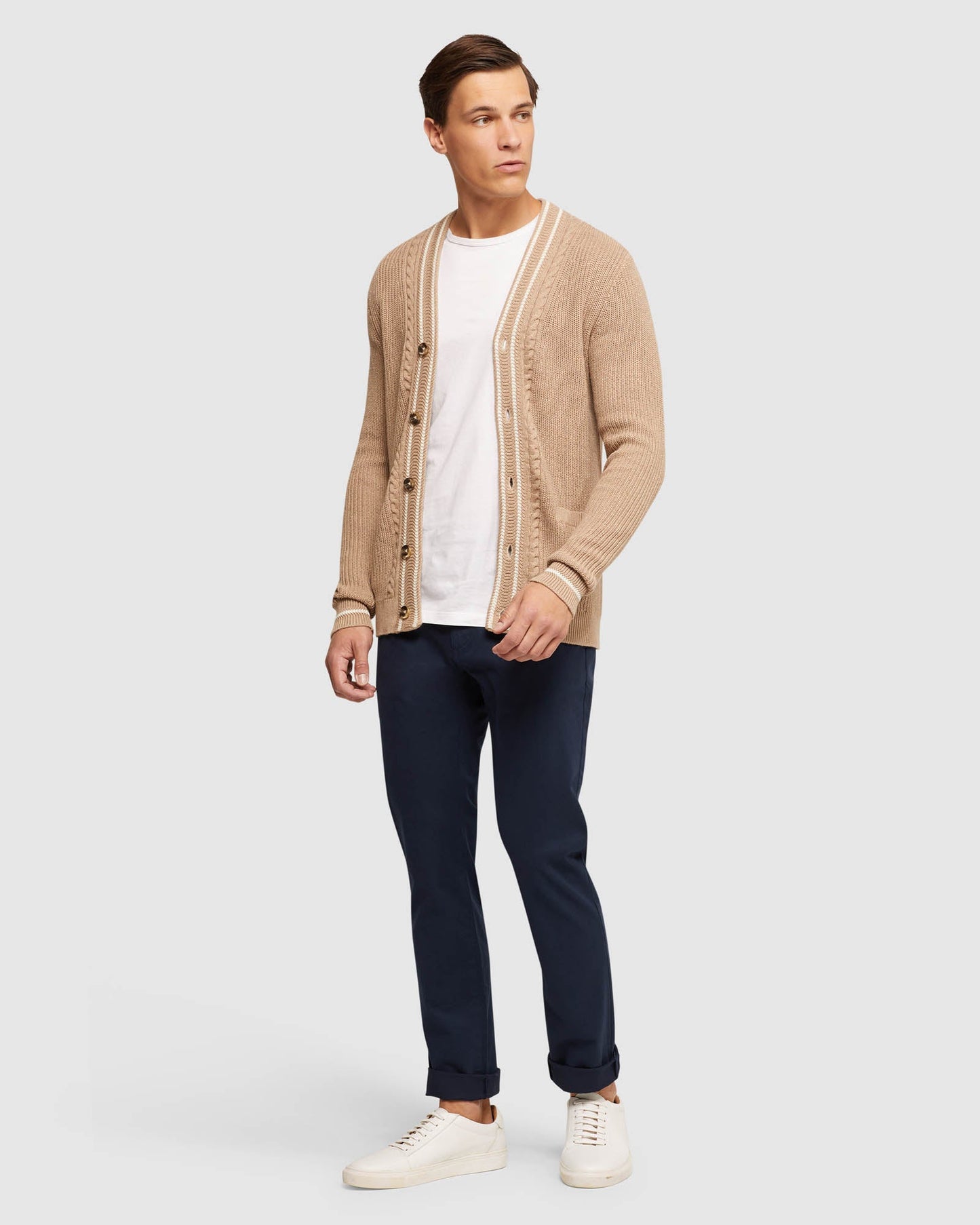 Cavill Cable Cardigan