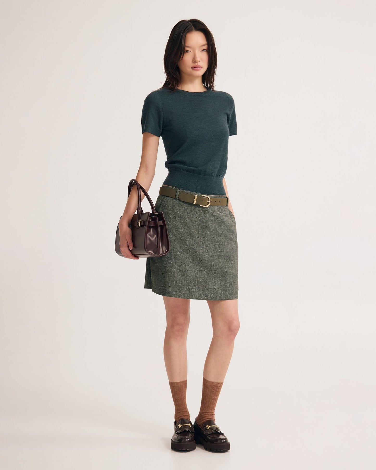Grace Short Sleeve Merino Knit