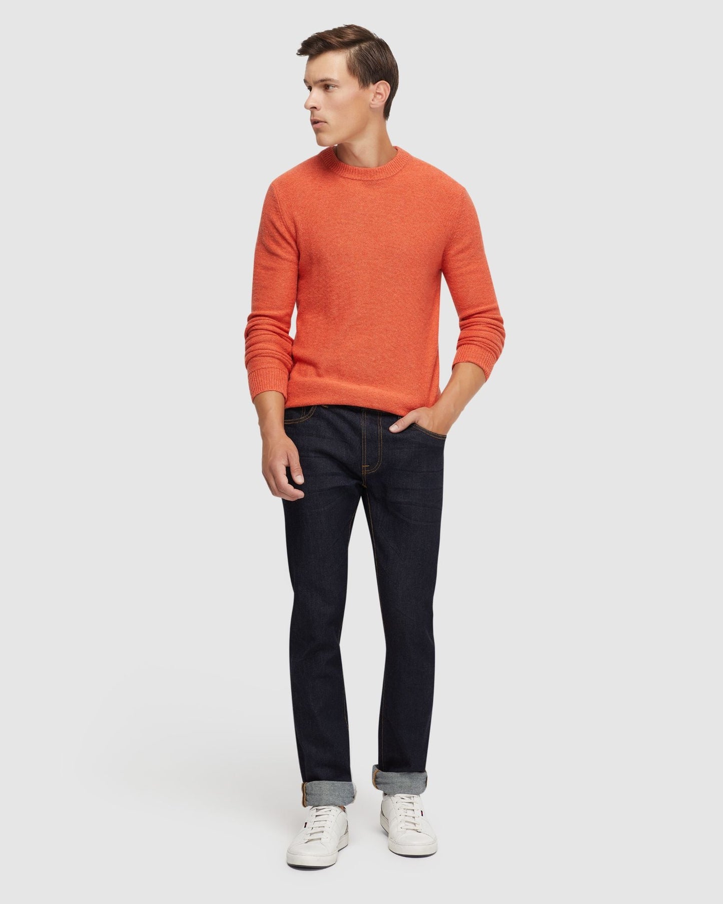 Leon Crew Neck Wool Rich Knit