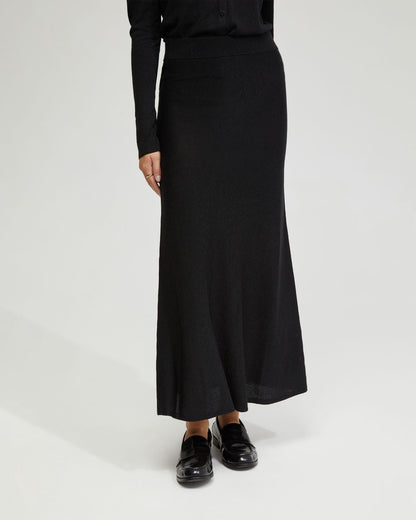 Elke Knitted Metallic Skirt