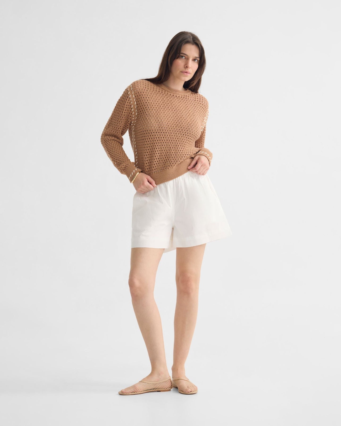 Gaby Cotton Crew Neck