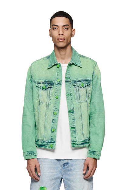 P024 Shadow Upper Cut Trucker Jacket