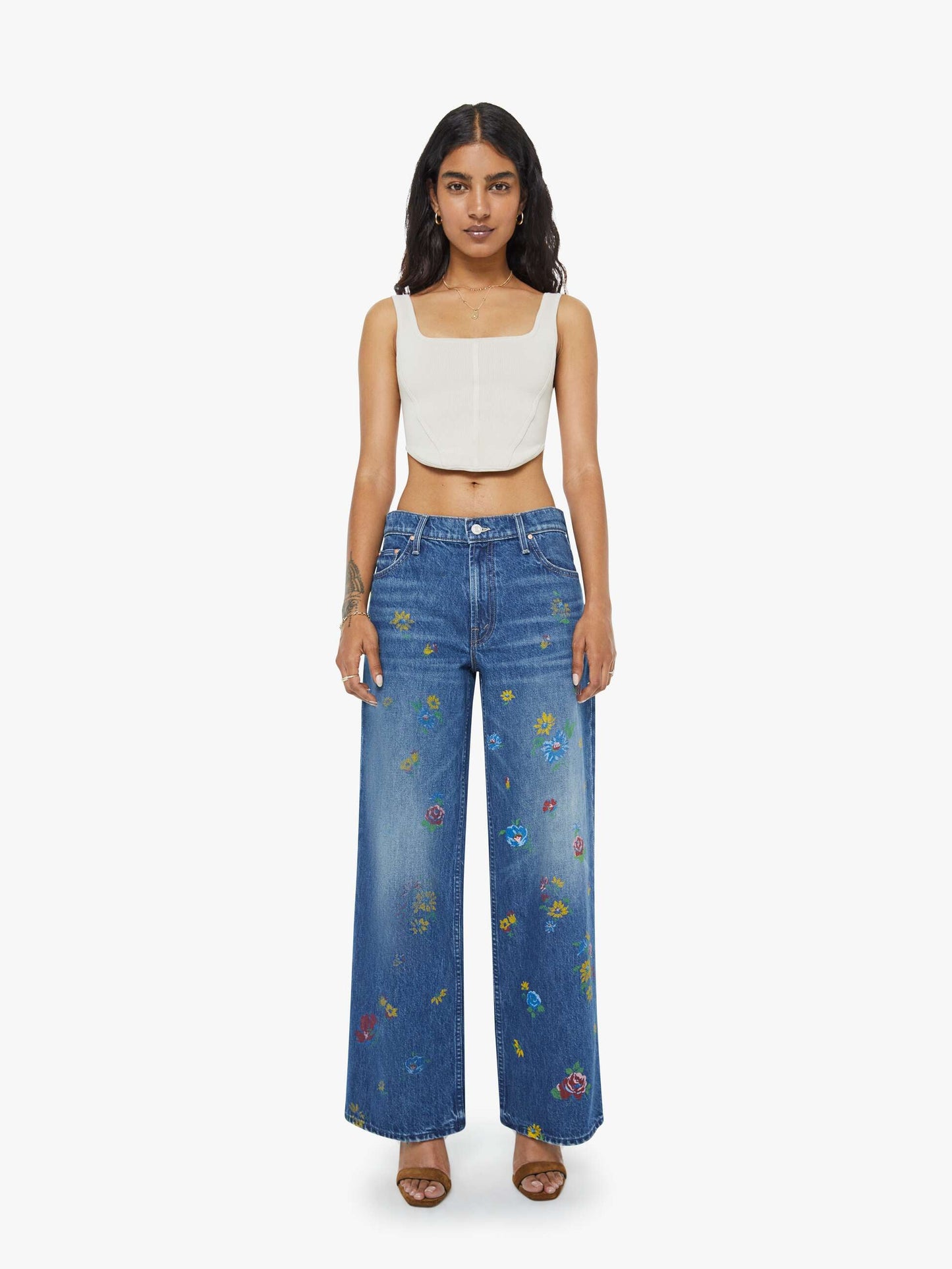 PETITES The Lil Rerun Zip Sneak - Field Of Flowers