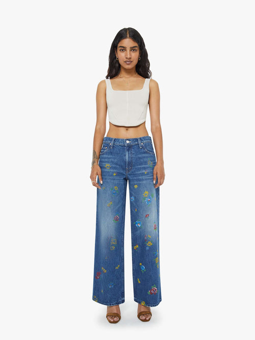PETITES The Lil Rerun Zip Sneak - Field Of Flowers