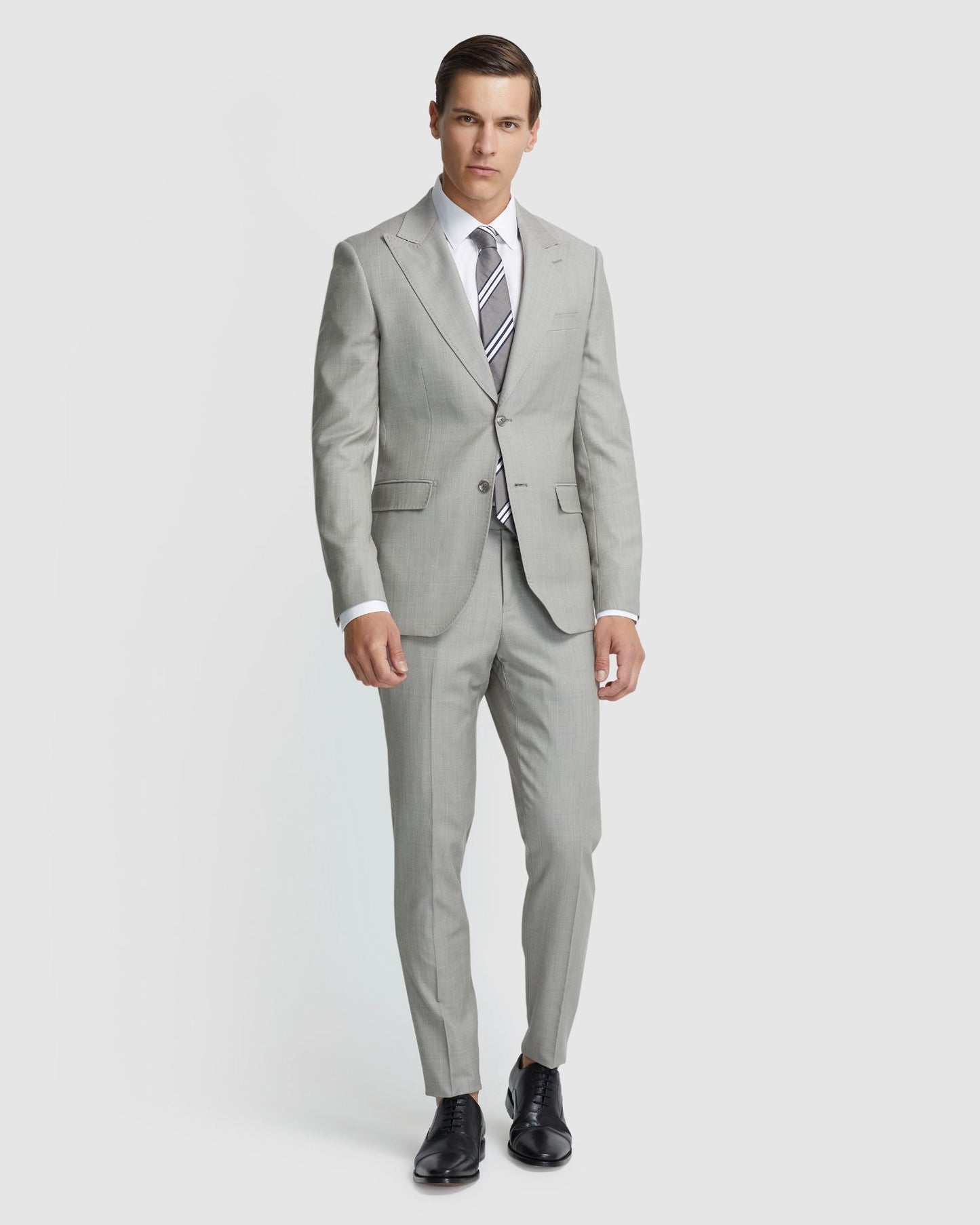 Byron Wool Suit Jacket With Peak Lapel
