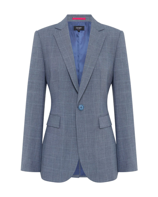 Ebony Wool Blend Suit Jacket
