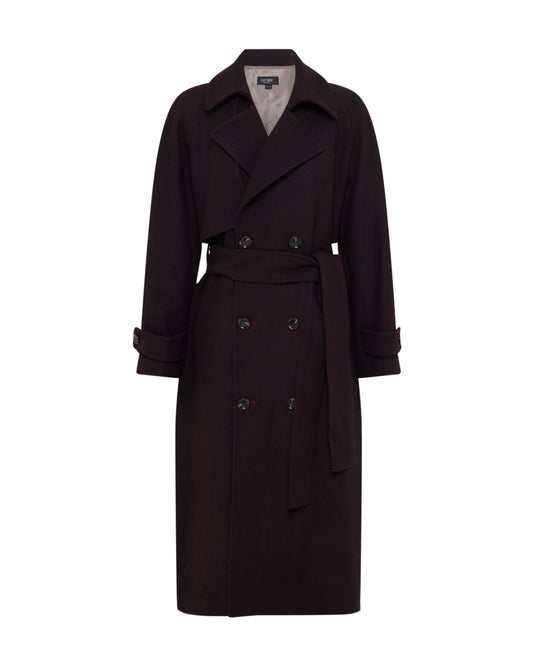 Gemma Wool Rich Trench Coat
