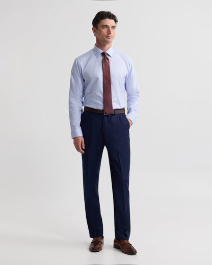 Byron Wool Checked Suit Trousers