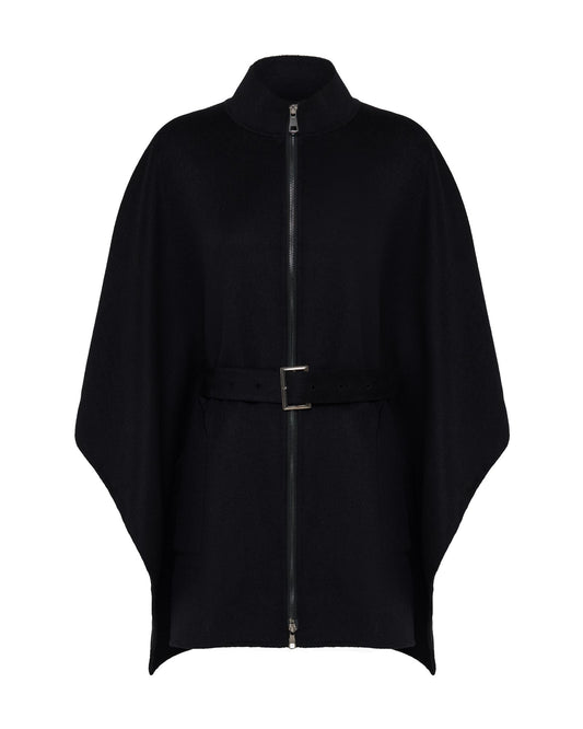 Elodie Wool Blend Cape