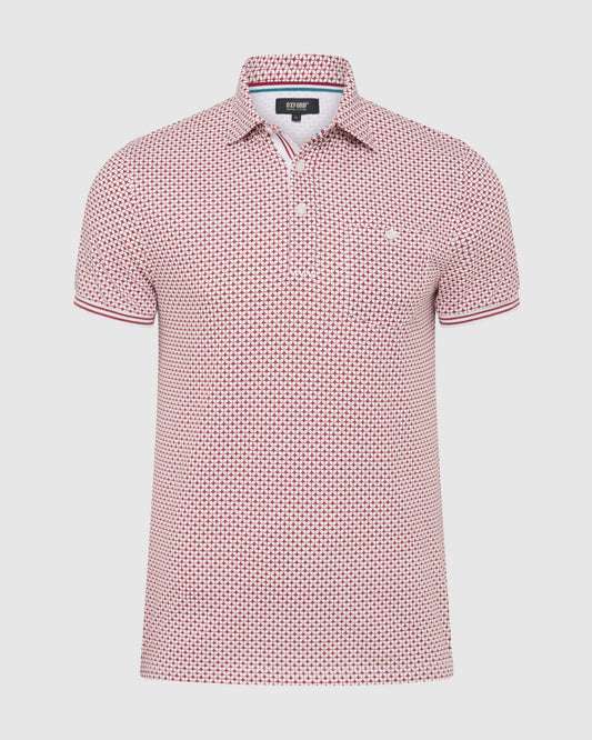 Milo Print Jersey Polo With Pocket