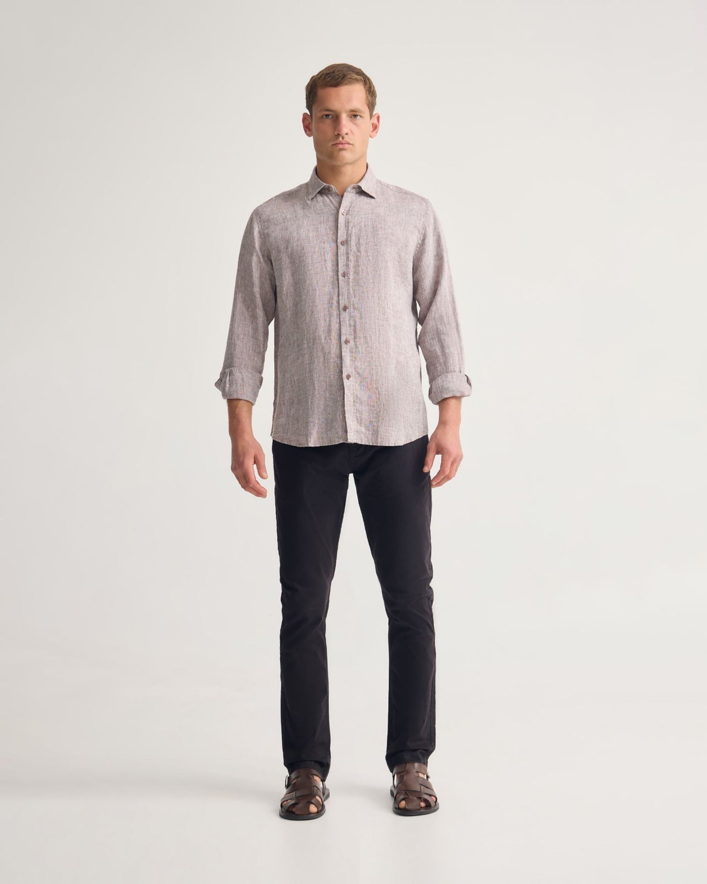 Cooper French Linen Long Sleeve Shirt